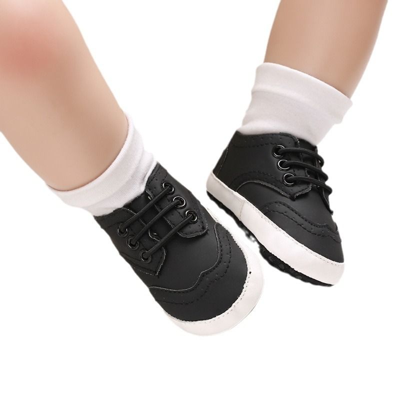 Baby baptism Shoes For Boy Newborn White Causal Soft Sole Antiskid Girl Shoes Kidszworld Toddler Infant First Walker Shoes 0-18M K0444