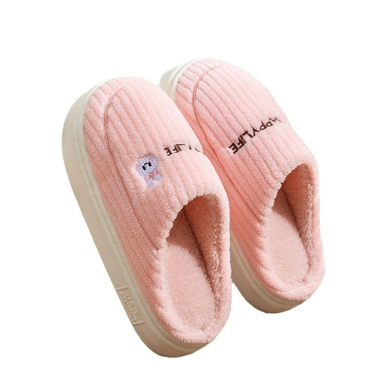 Cixi Cotton Women, Spring, Autumn, Winter, Indoor Non-Slip Maternity Shoes, Thick Sole Home Warm Couple Slippers for Men ddmymarket