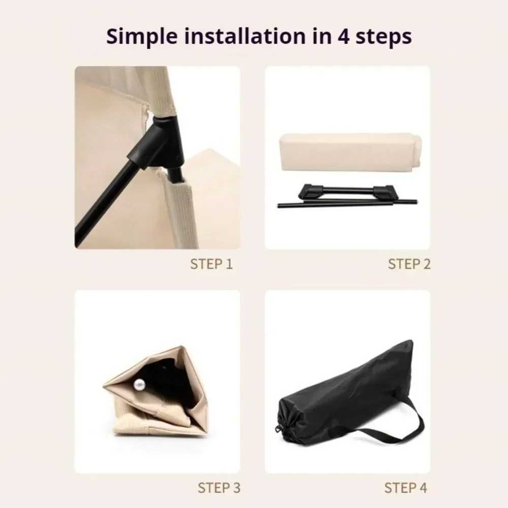 Beach Chair Foldable Camping Chair Waterproof Oxford Fabric Camping Beach Fishing Lazy Backrest Chairs Leisure Travel Furniture J250930