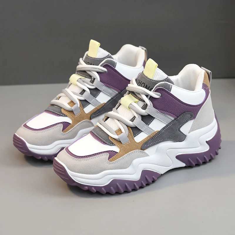 Sneakers for Women 2023 Autumn Slip on Breathable Mesh Casual Shoes Woman Heels Loafers Z250930
