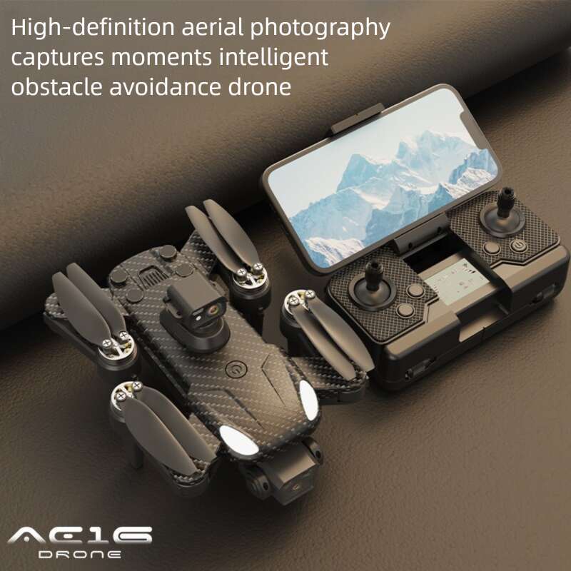 AE Laser Obstacle Avoidance Drone GPS Satellite Positioning Four Lens Brushless Quadcopter