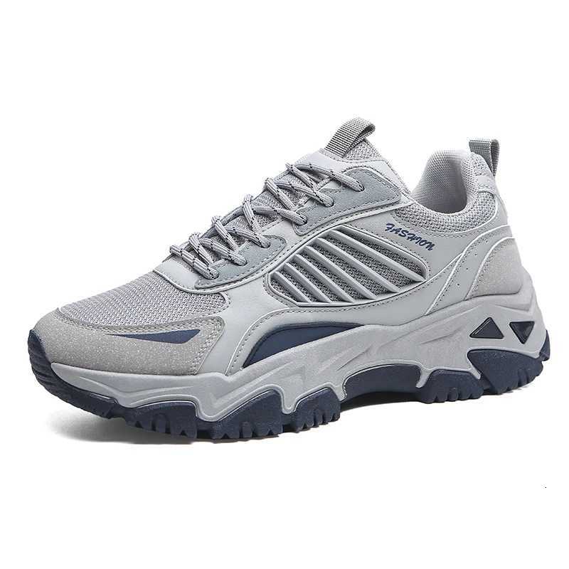 Running Tennis NonSlip Sneakers Fashion Lace Up Comfortable Male Men Platform Big Size Sneakers Casual Outdoor Sports Shoes Z250930