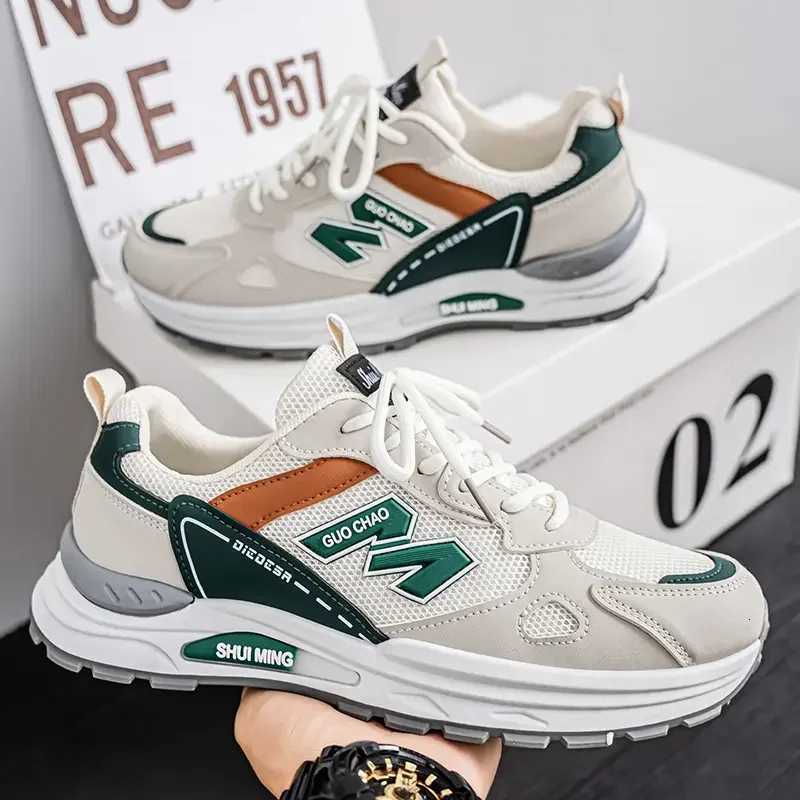 Men Running Shoes Comfortable Thick Soled 2025 Summer Sneakers for Men Wearresistant Casual Shoes Running Male Sneakers Z250930