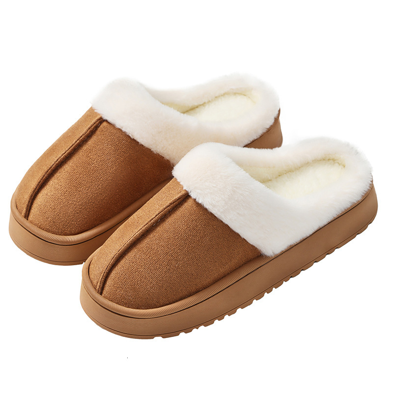 New Women, Home Use, Non-Slip, Warm, Comfortable Slippers, Couple Style, Plush Cotton Slippers for Men ddmymarket
