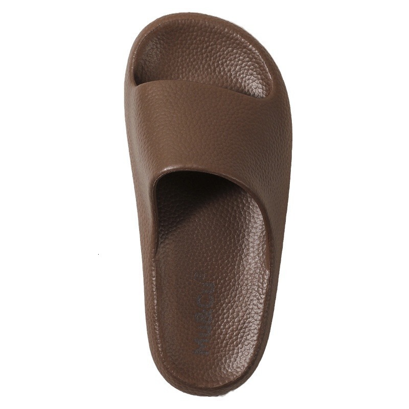 EVA Women's Slippers Men's Summer Bathroom Indoor Home Use Bath Non-Slip Leather Texture Odor-Free Couple Soft Sandals ddmymarket