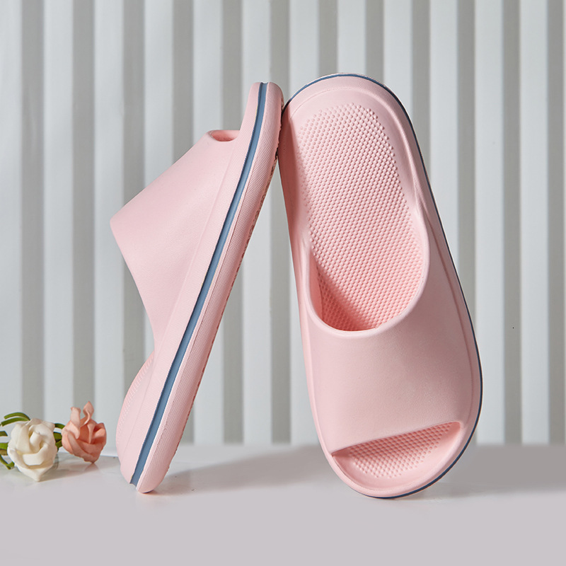 New Style Cushioned Women, Thick-Soled Non-Slip Bathroom Sandals, Home Use Air Cushion Slippers for Men, Summer ddmymarket
