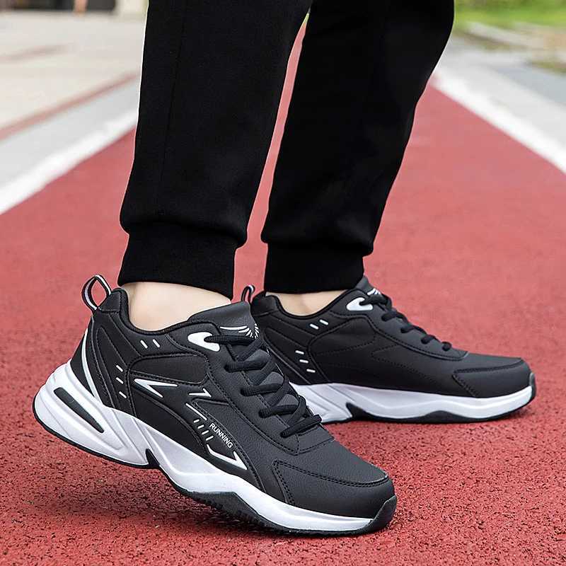 mens thick soled versatile sports shoes four season anti slip comfortable casual fashion outdoor running commuting sports shoes Z250930