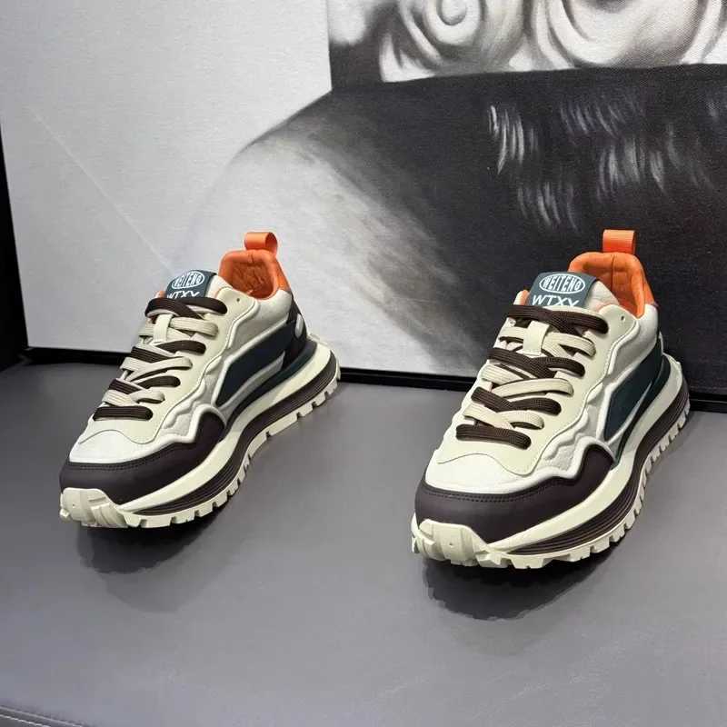 Mens Sneakers Shoes for Men Platform Sports Shoes Sports and Leisure Casual Sneaker Nonslip Fashion Wearresistant Loafers Z250930