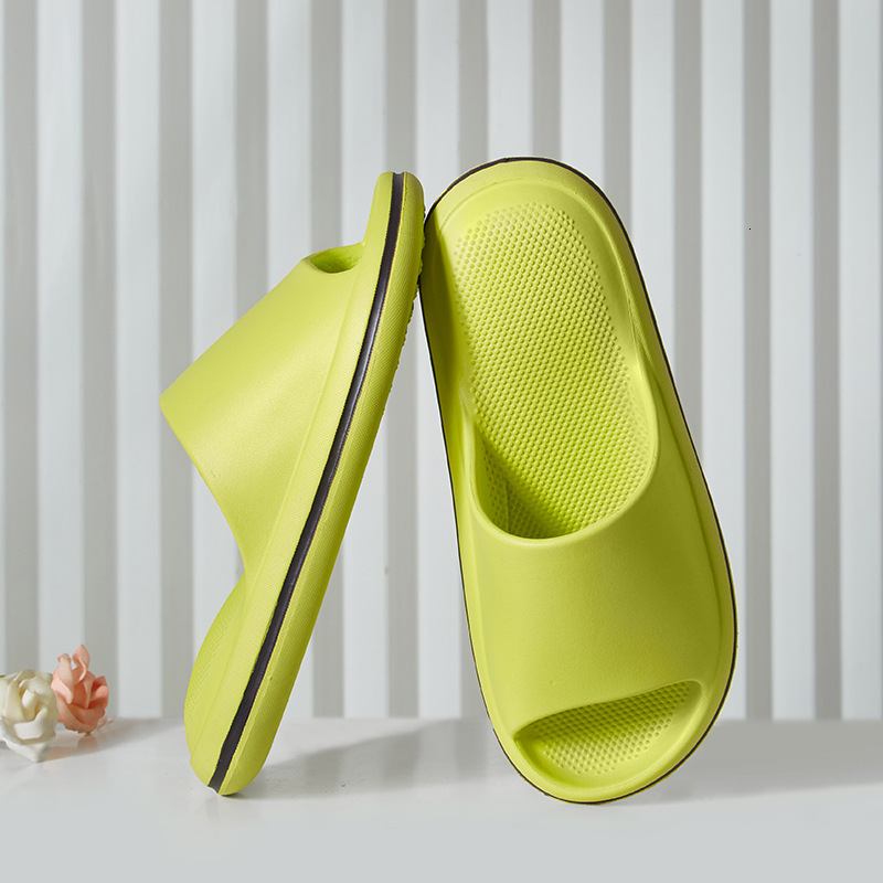 New Style Cushioned Women, Thick-Soled Non-Slip Bathroom Sandals, Home Use Air Cushion Slippers for Men, Summer ddmymarket