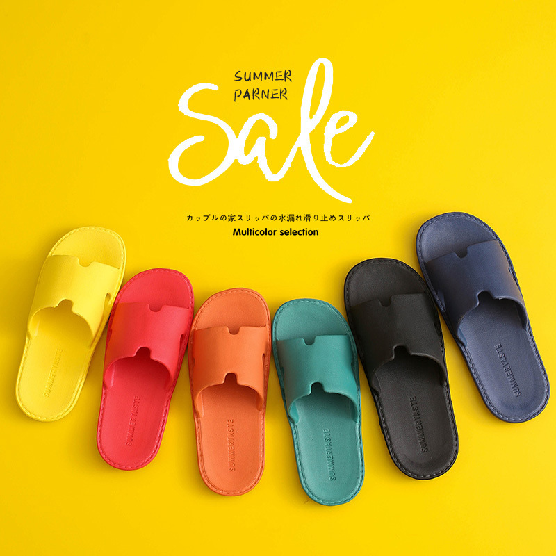 Summer Slippers Women with Soft Cushioning, Home Use, Simple Design, Bathroom Shower, Non-Slip, Lightweight Indoor Sandals for Men and Couples ddmymar