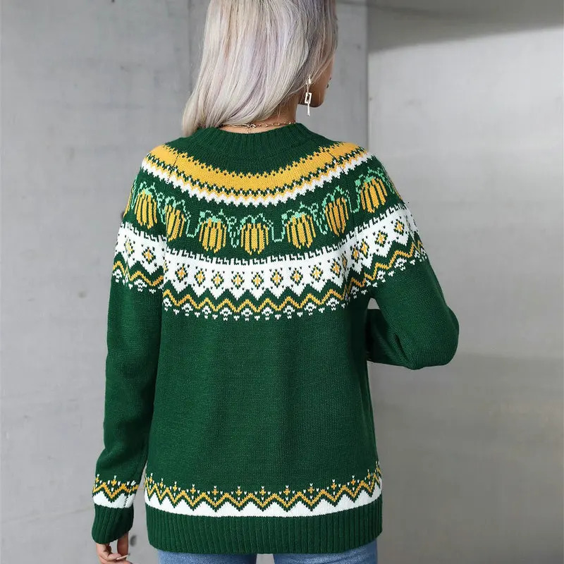 Women Casual Sweaters Christmas Knitwear Tops Female Long Sleeve Soft Warm Outerwear O Neck Autumn Winter Streetwear 250930