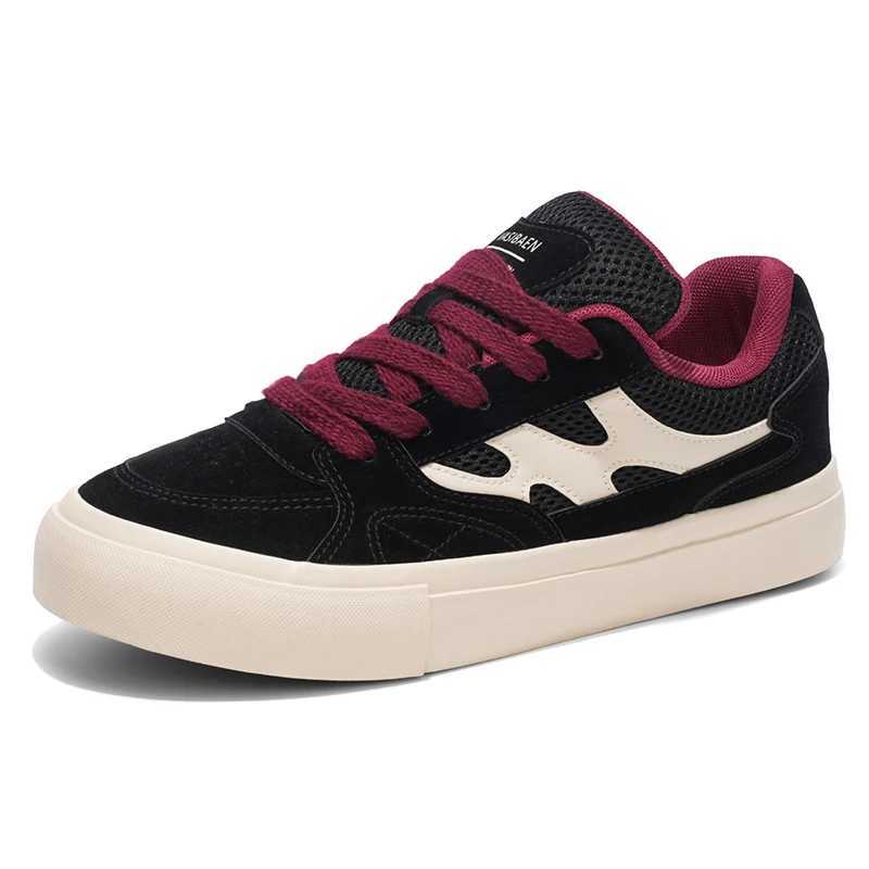 Mens Sports Shoes Mens Shoes Soft Soled Non Slip Casual Board Shoes Student Lace Up Outdoor Travel Shoes Z250930