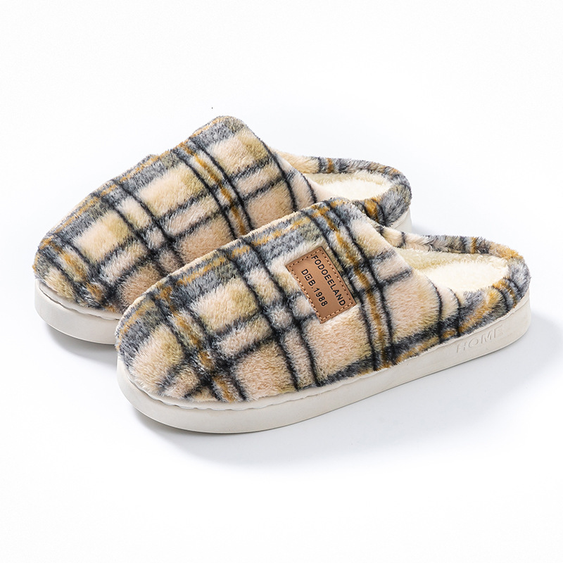 2025 New Non-Slip Warm Maternity Shoes Women Home Cotton Slippers for Men ddmymarket