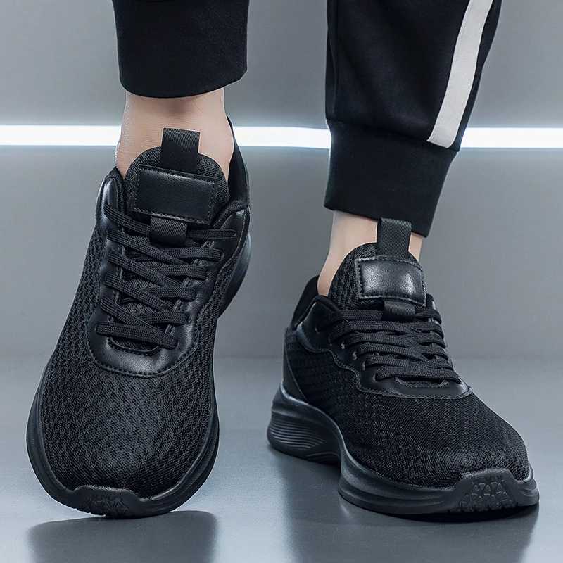 New Mens Casual Fashion Canvas Shoes Breathable Shoes Outdoor Comfortable Anti Slip Large Mesh Running Shoes Z250930