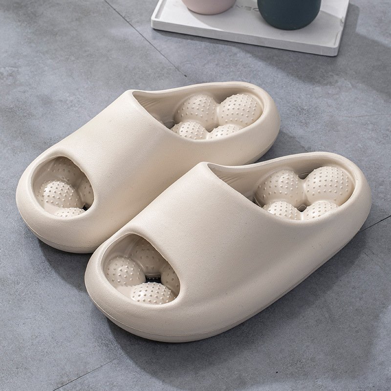 New Bathroom Leak-Proof Slippers for Women, Indoor Home Hotel Massage Non-Slip Soft Slippers, EVA Anti-Slip Odor-Resistant ddmymarket