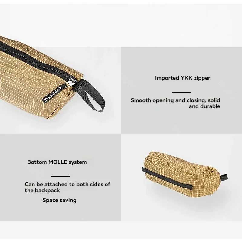 3F UL GEAR Camping Folding Back Chair Camping Chair Ultra Light Fabric Fishing Chairs Beach Chairs Outdoor Equipment J250930