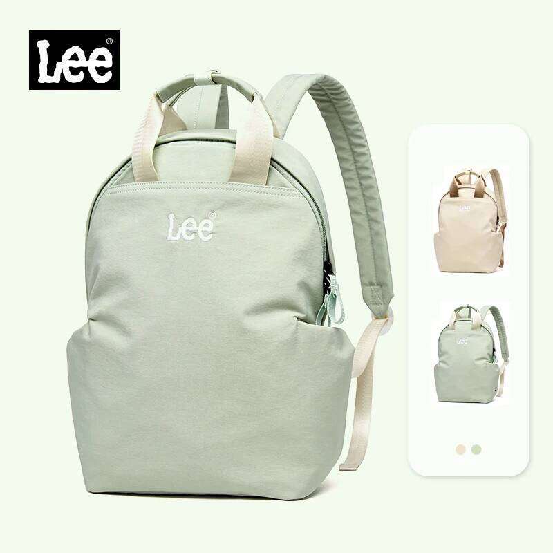 LEE Lightweight Casual Travel Daypack Women Simple Waterproof Commuting Laptop Backpack Lady Student College School Bag Bookbag