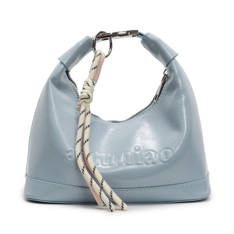 Women's New Fashionable Retro Luxury Bag Autumn/Winter Korean Style Bright Surface Simple Style Women's Solid Color Handbag Designer Bag