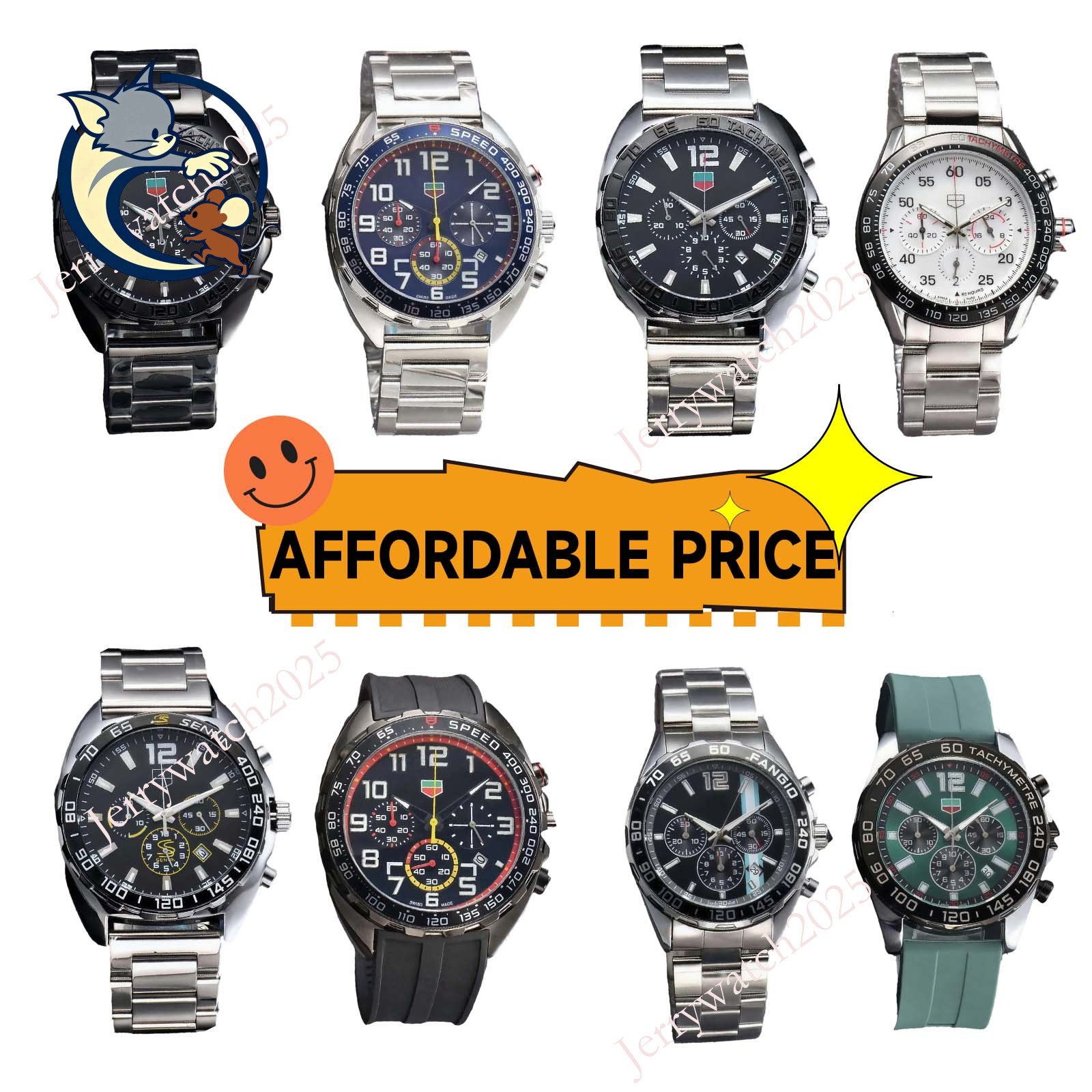 Tageres Hueuerly watch chronomat Mens Tagly Huer F1 Watch Designer Superclone Watches Men Designer Womens Watches High Quality Quartz Battery Watch With Box cc