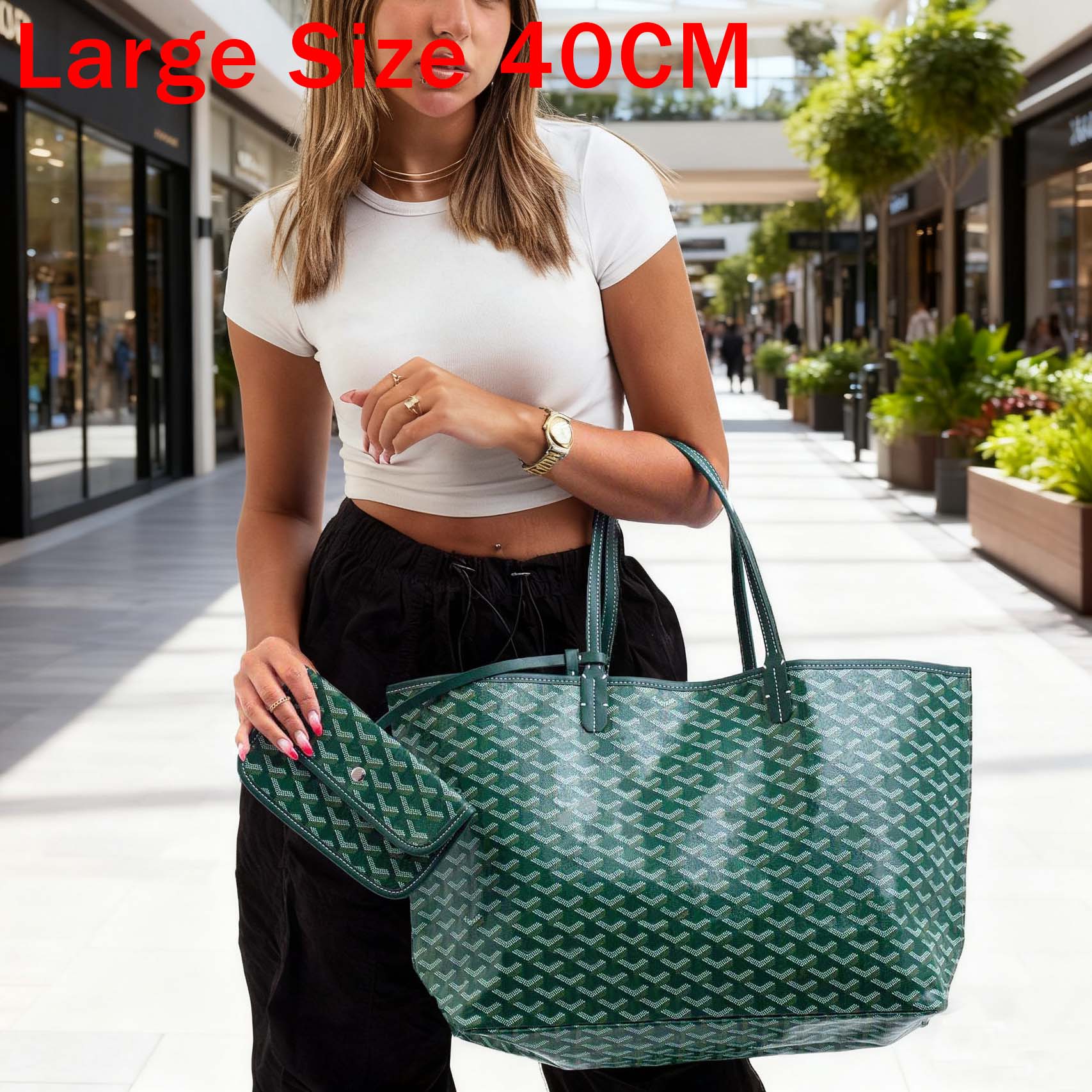 Tote Green Designer Leather Linen Canvas Shopping Versatile Crossbody Lady Shoulder Large Capacity Letter Handbag Summer Beach Bag dh5594197Bg7