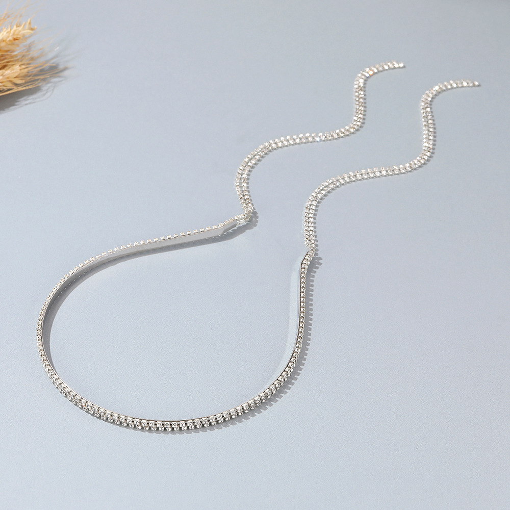 Style Claw Chain Elegant Internet Celebrity Personality Fairy Fake Earrings Hairband Tassel Rhinestone Headband