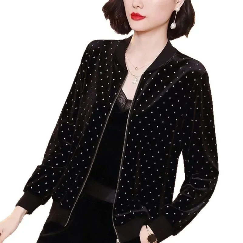 Lightweight Baseball Style Womens Jacket Summer plus Size Short Length Chiffon Sun Protection Air Conditioning Shirt 250930