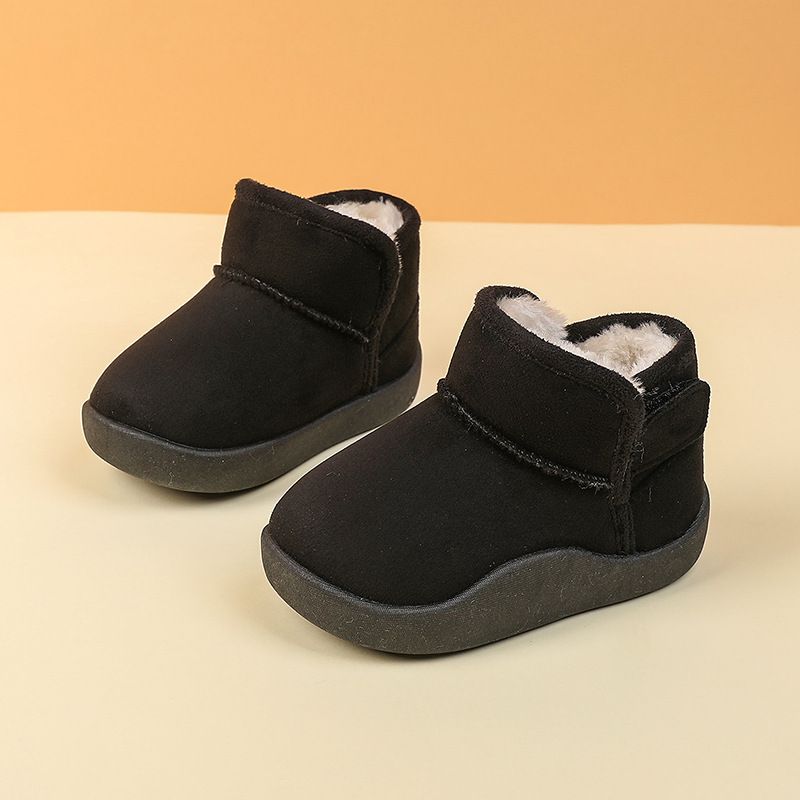 Kid Snow Boots Children Winter Boots Kids Outdoor Plush Cotton-padded Shoes Kidszworld Soft-soled Non-slip Infant Toddler Shoes Size 20 -31 K0503