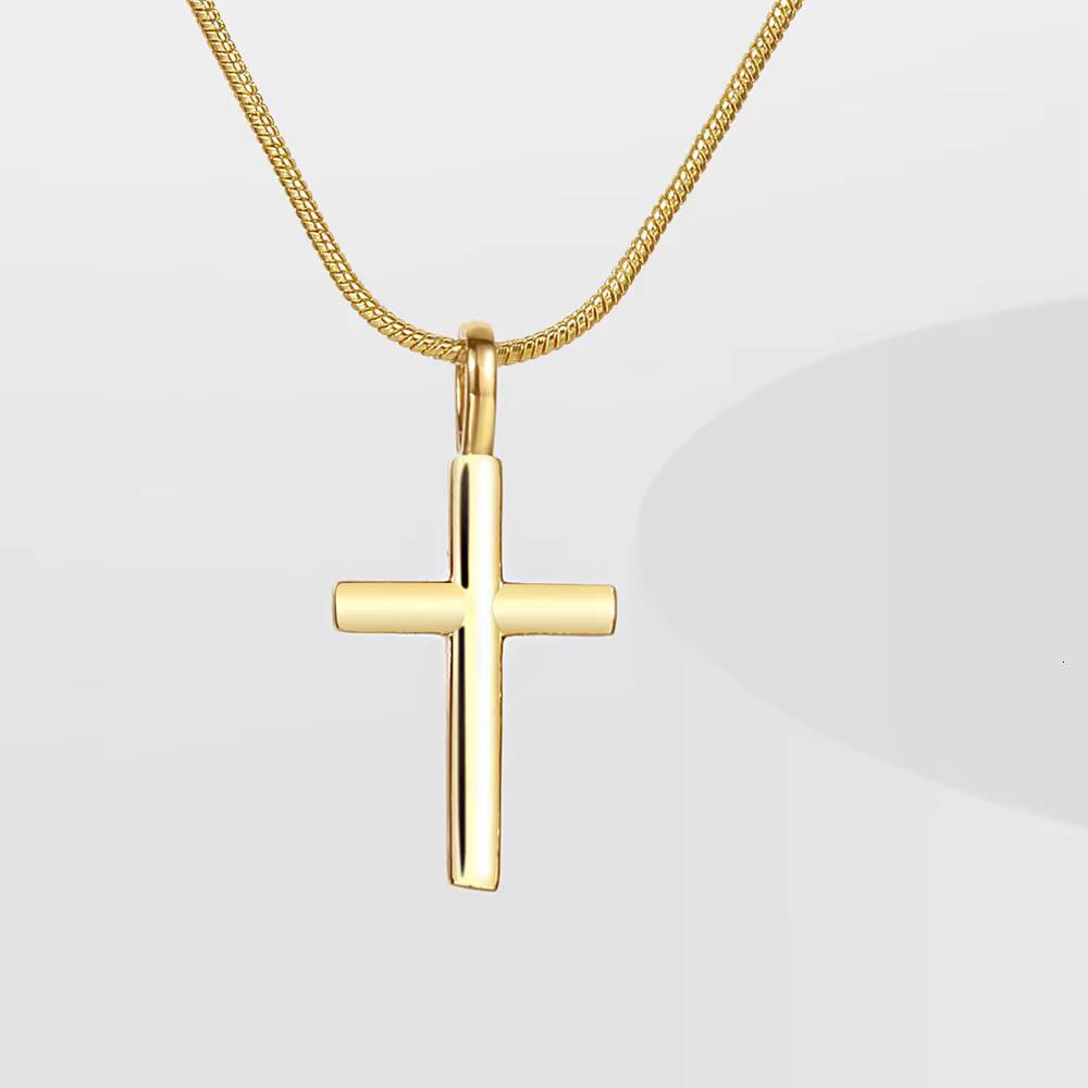 KISSWIFE High Quality Christian Religion Gold Plated Copper CZ Micro Pave Cross Pendant Necklace Women Jewelry