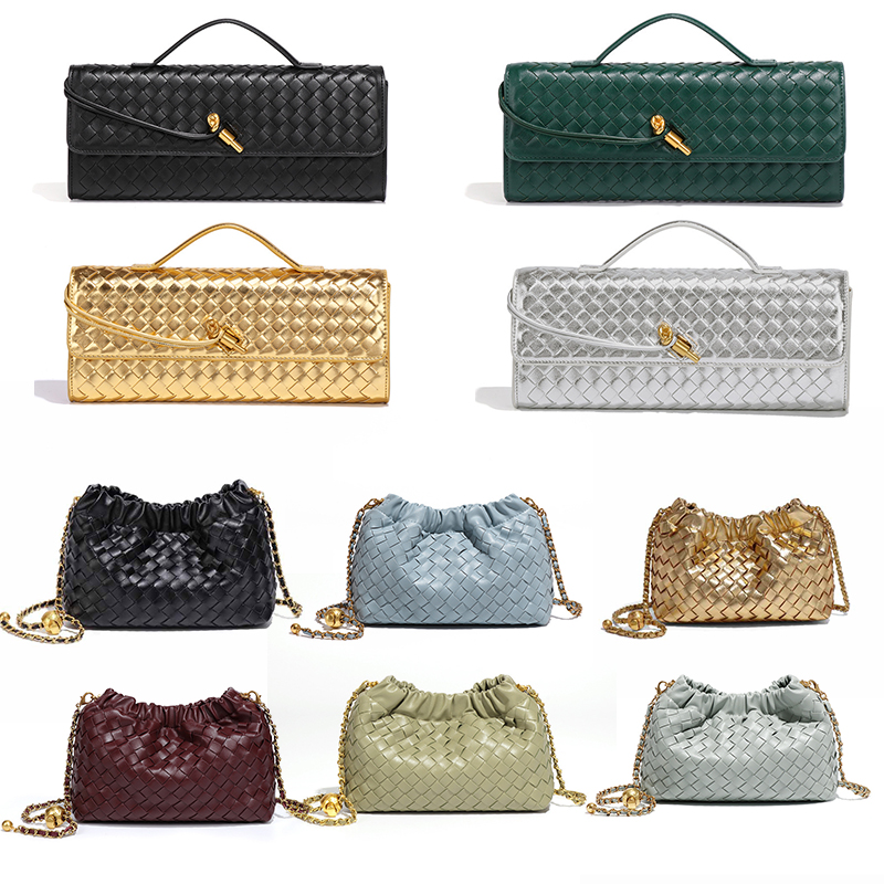 Hot Designer Leather Hand Shoulder Bag Tote Bags for Women Shoulder Chain Bag Rattan Large Shopping Basket Beach Bag Luxury Crochet Handbag Tote Bag1