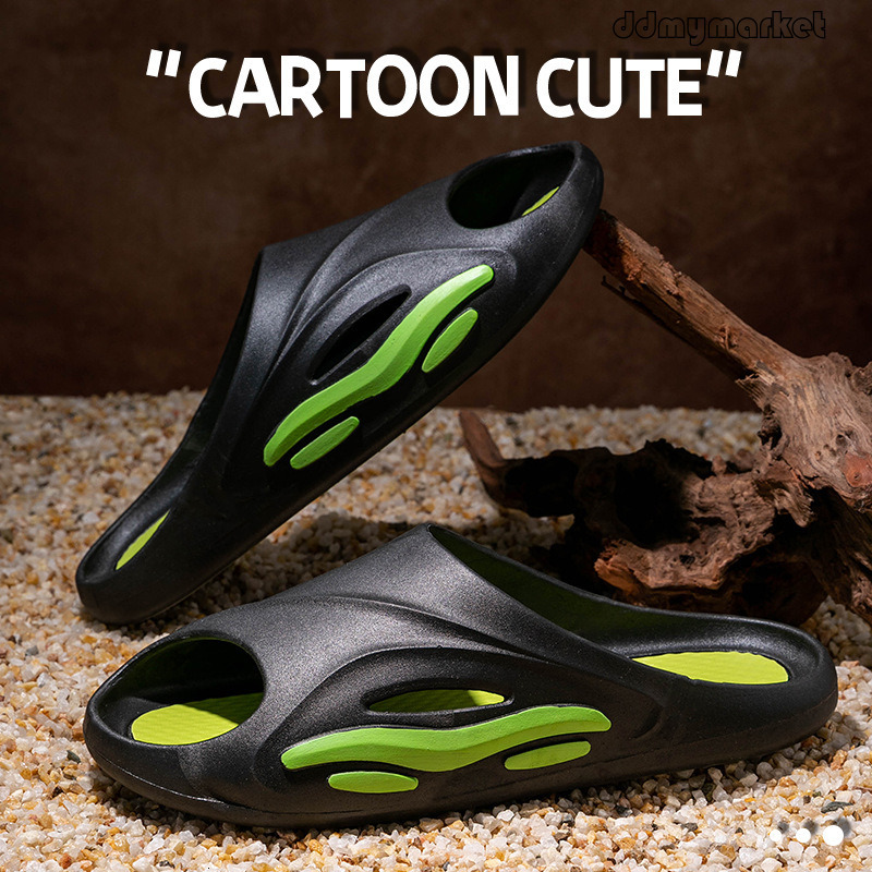 Summer Men's New Fashion Home Sports Non-Slip Wear-Resistant Bath Slippers Outdoor Beach Sandals Men ddmymarket