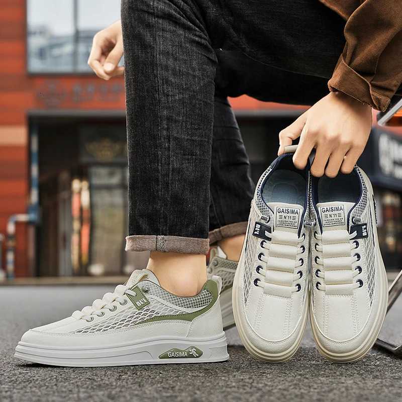 Summer Mesh Breathable Casual Shoes Board Shoes Hollowed Out Casual Shoes Mens Shoes Hollow Out Breathable Base Versatile Z250930