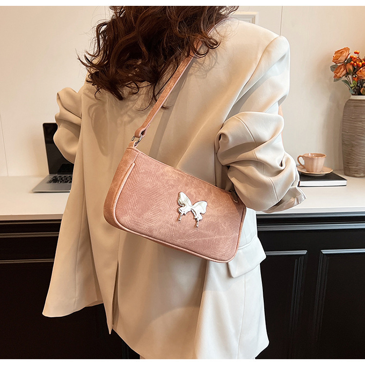 2025 Super Popular Women's Underarm Bag Fashion Elegant Luxury Bag Butterfly Design Autumn/Winter Korean New Shoulder Bag Designer Bag