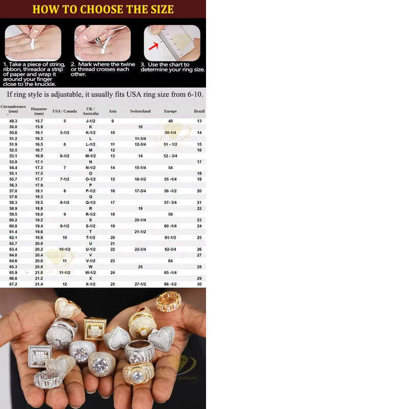 Custom Sier 14K Gold Lab Grown Dia/Moissanite Rings Fashion Solitaire Dia Ring for Wedding and Engagement