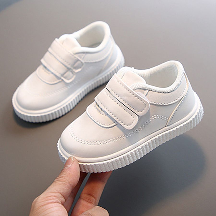 Kids Sneakers Girls Trainers Boys Shoes Children Leather Shoes White Black School Running Shoes Walkfashion Baby Pink Sports Shoes Flexible Sole Sizes