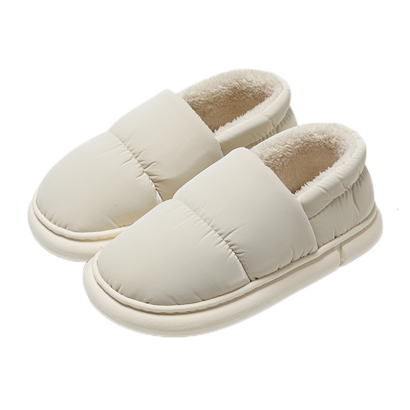 Women's Slippers with Heel, Autumn and Winter 2025 New Style, Indoor Thick Sole Warm Maternity Cotton Shoes, Comfortable for Outdoor Wear ddmymar