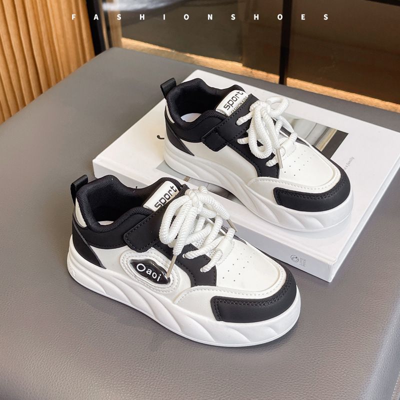 Boys Girls Four Seasons Sport Shoes Toddler Sports Board Shoes Kidszworld Kids Fashionable Running Shoes Size 26 - 37 K0510