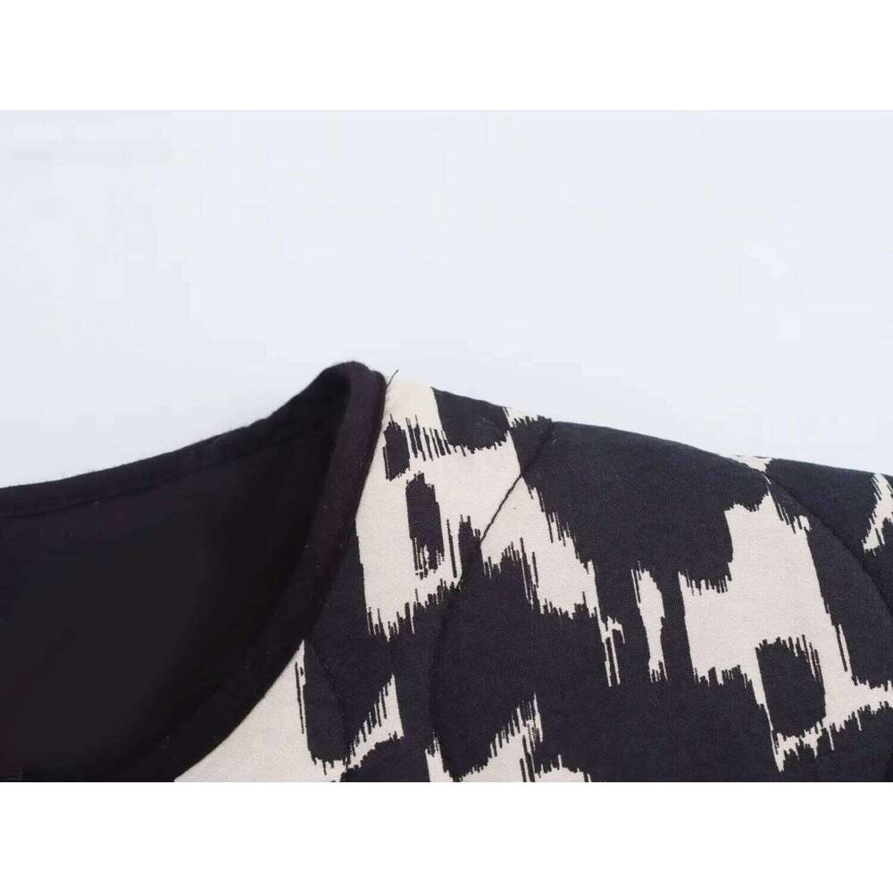 2024 Autumn New Product European And American Style Women's Snake Skin Fashion Printed Button Long Sleeve Jacket