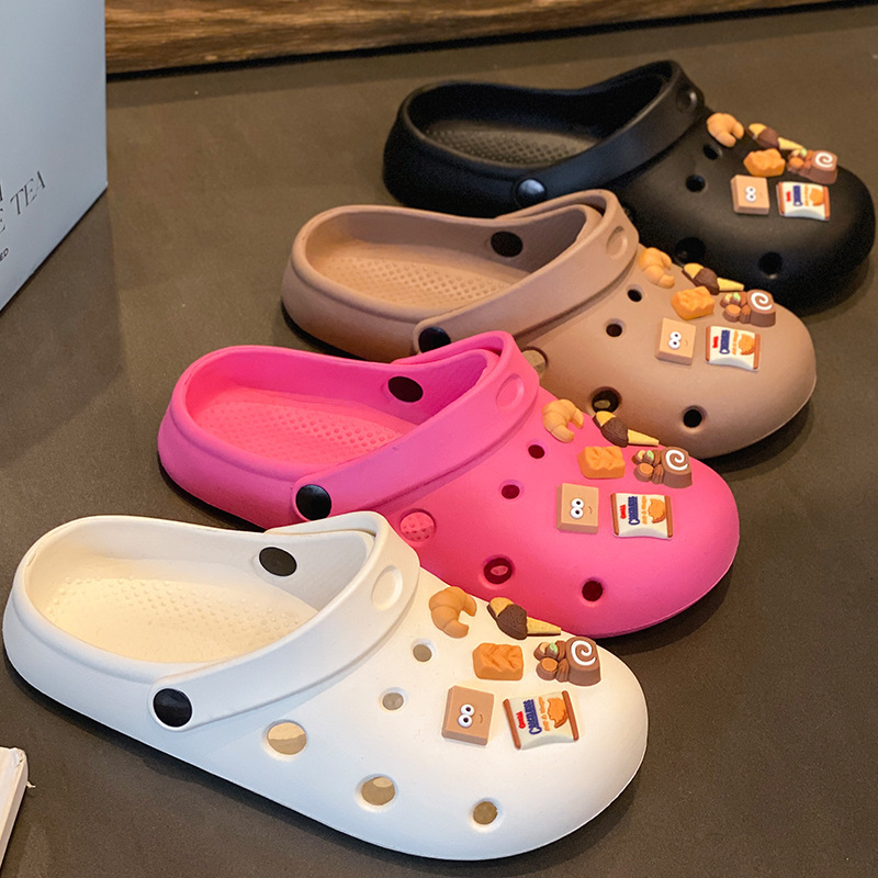 Clogs Outdoor Wear, Closed-Toe Women, Home Slippers, Indoor Non-Slip Slippers for Men, Summer Sandals ddmymarket