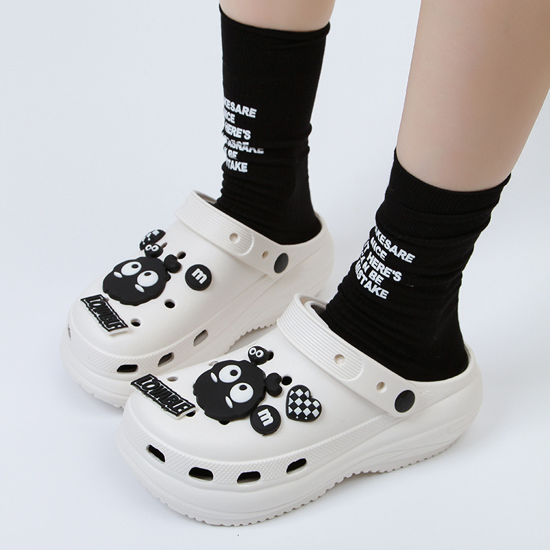 New Thick-Soled Height-Increasing 6cm Clogs Women, Summer Fashionable Casual Lightweight Non-Slip Wearable Outdoor Sandals for Men ddmymarket