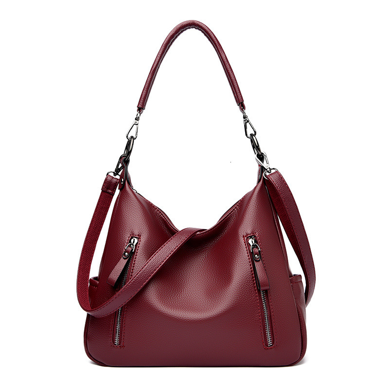 New cross-border hot selling women's style crossbody bag luxury bag cowhide soft leather armpit bag designer bag handbag shoulder bag