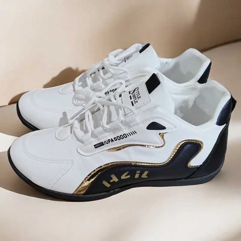 Mens PU Leather Casual Sports Waterproof Sneakers Lightweight Breathable Flat Nonslip Tenis Shoes for Spring and Autumn Z250930