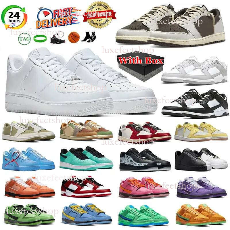 Designer 1 Running Shoes one Reverse Mocha Black White Gum Orange Lobster Cherry Valentines Day Grey Fog Green Mens shoes Womens Casual Sneakers Trainers size36-45