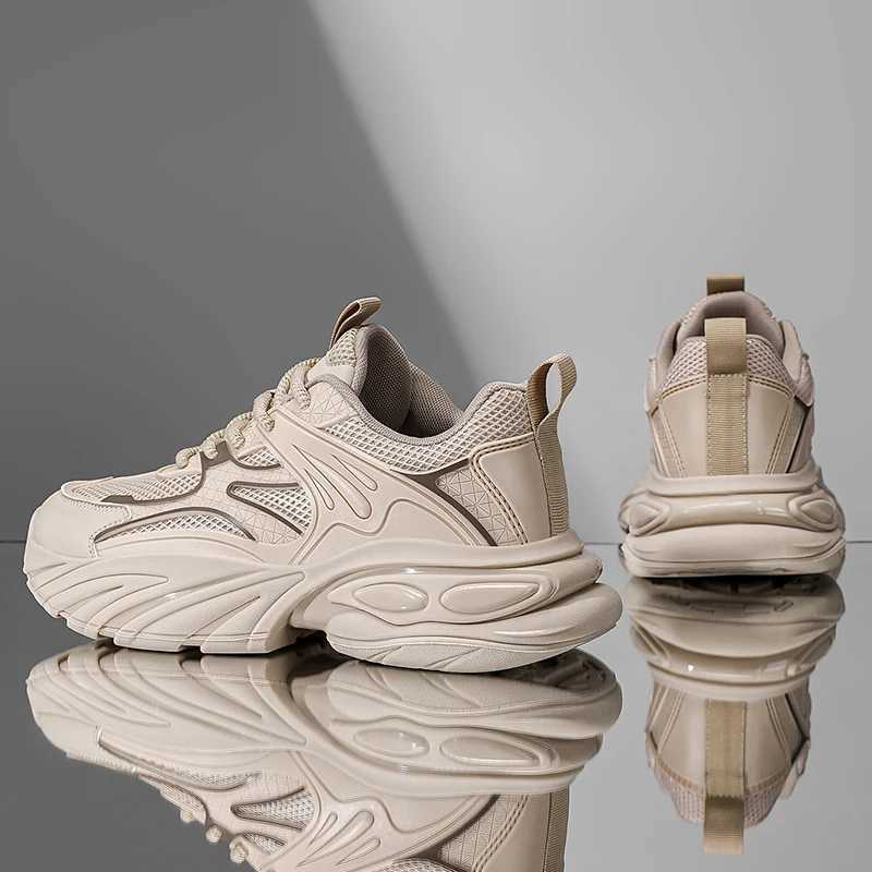 Mens light breathable casual sports shoes four seasons new soft sole antislip fashion outdoor running shoes students sneakers Z250930