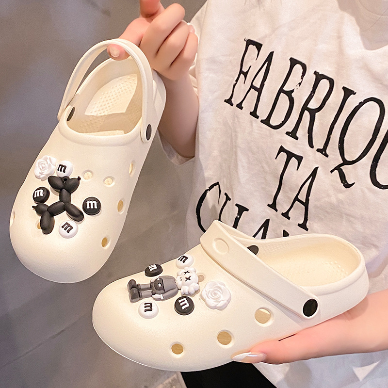 Cute EVA Clogs Women, Summer Outdoor Wear, Soft and Comfortable, Non-Slip Thick Sole, 2025 New Beach Sandals for Men ddmymarket