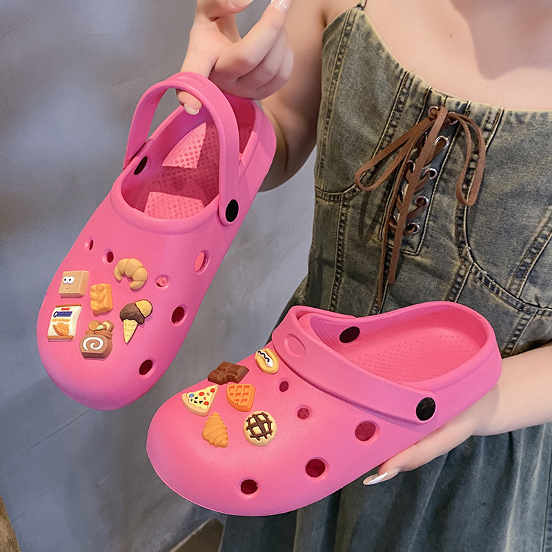 Clogs Outdoor Wear, Closed-Toe Women, Home Slippers, Indoor Non-Slip Slippers for Men, Summer Sandals ddmymarket
