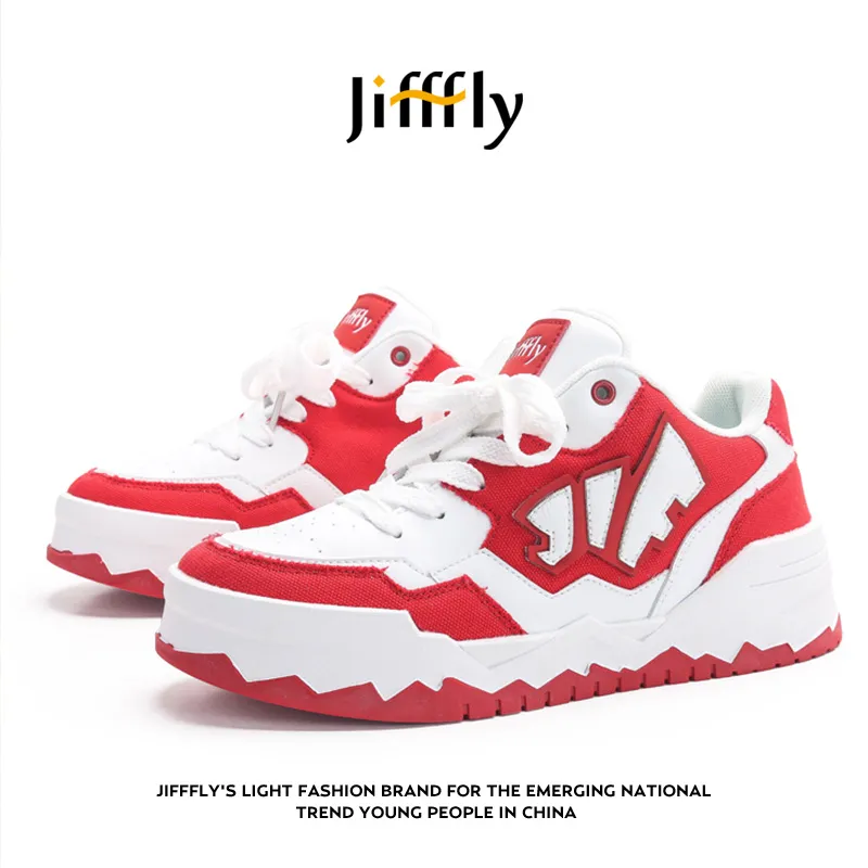 Free shipping for designer Jifffly free shipping for men's autumn versatile trendy height-increasing retro sporty running shoes