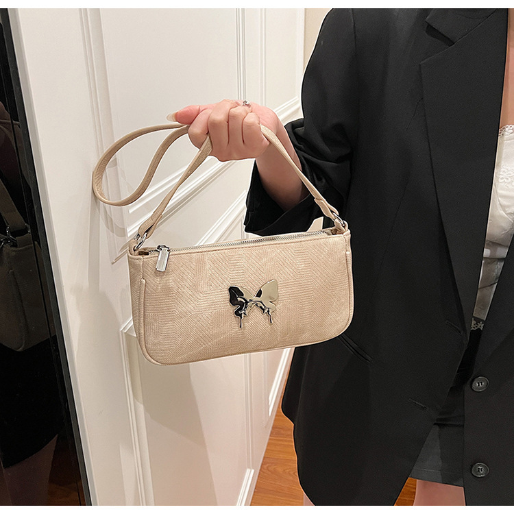 2025 Super Popular Women's Underarm Bag Fashion Elegant Luxury Bag Butterfly Design Autumn/Winter Korean New Shoulder Bag Designer Bag