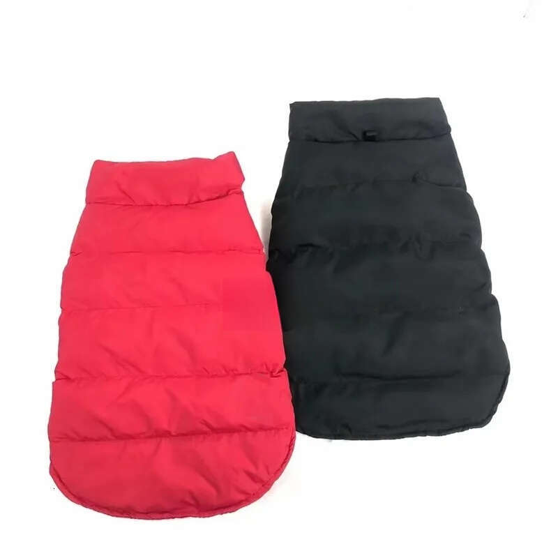 2025 new Designer Clothes Winter Jacket with Knitted Hat Waterproof Dog Coats Small Medium Dogs Cold Weather Pets Apparel Windproof Cotton P