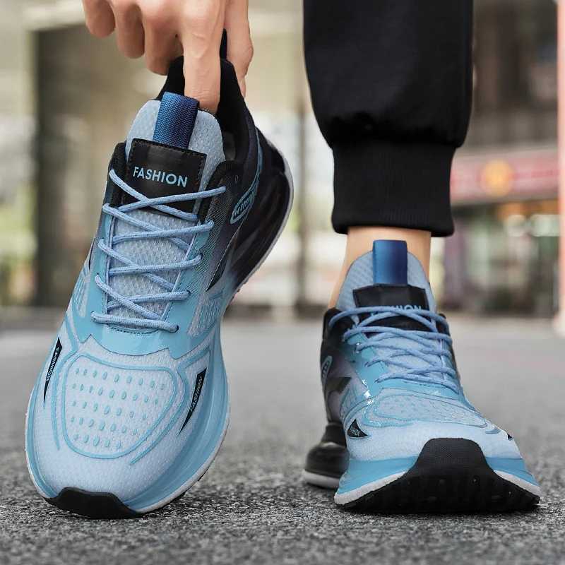 Mens breathable casual sneakers Four seasons new soft sole nonslip comfort outdoor running shoes students light sports shoes Z250930