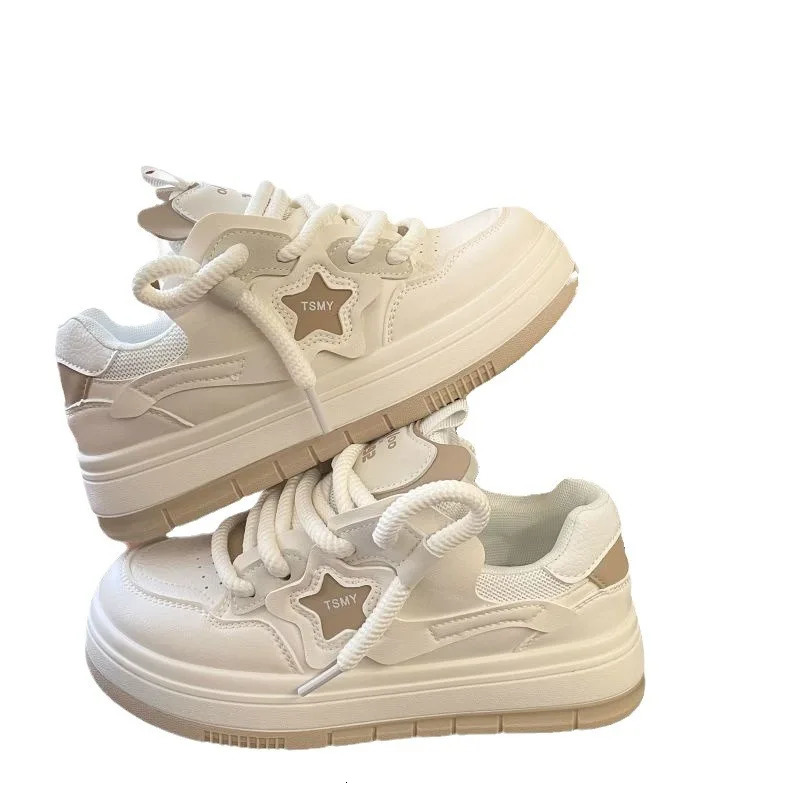 Star Lace Up Skateboard Flat Women Platform Sneakers Tennis Jogging Sneakers Outdoor Comfortable Running Sports Shoes 250930